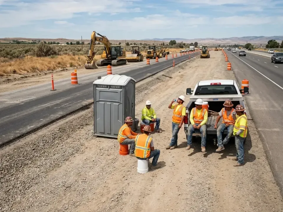 highway-road-construction-crew-007 — frequently asked questions, Porta Potty and Restroom Rentals in Negaunee, MI